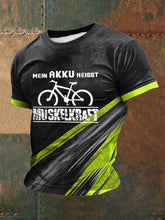 Fahre bedrucktes Kurzarm-T-Shirt für Männer